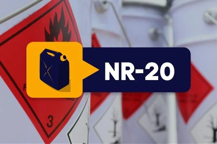 Indicação sobre inflamáveis e combustíveis