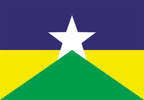 Bandeira do Estado Rondônia - RO