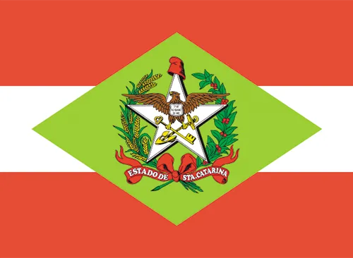 Bandeira do Estado Santa Catarina - SC